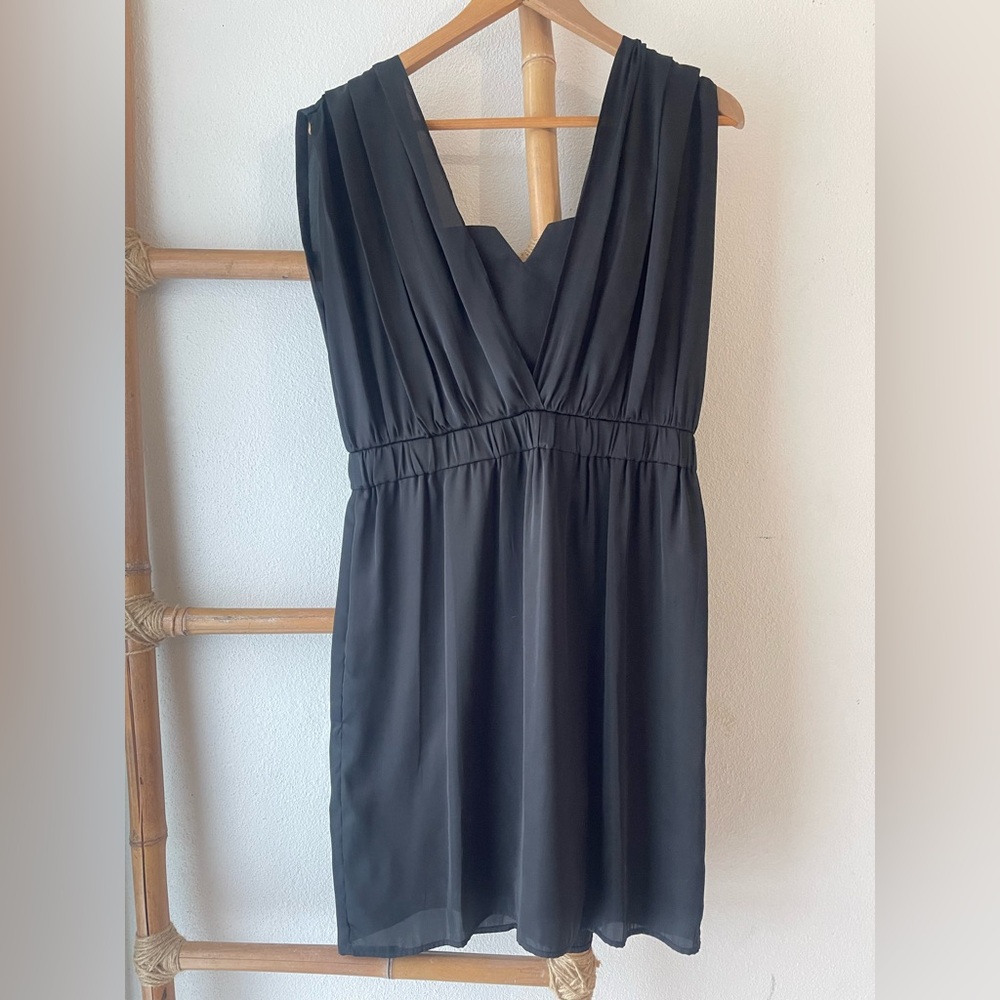 BCBGeneration Black Backless Dress